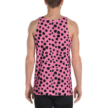 Cargar imagen en el visor de la galería, Camiseta de tirantes unisex Leopardo Fluor Rosa