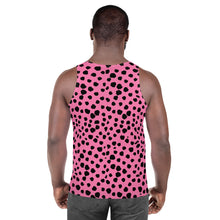 Cargar imagen en el visor de la galería, Camiseta de tirantes unisex Leopardo Fluor Rosa