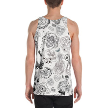 Cargar imagen en el visor de la galería, Camiseta de tirantes unisex Lineas Tattoo