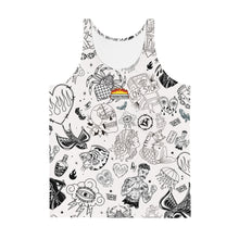 Cargar imagen en el visor de la galería, Camiseta de tirantes unisex Lineas Tattoo