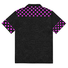 Cargar imagen en el visor de la galería, Camisa de manga corta LUNÁTICA (Rosa Flúor)