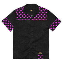 Cargar imagen en el visor de la galería, Camisa de manga corta LUNÁTICA (Rosa Flúor)