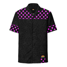 Cargar imagen en el visor de la galería, Camisa de manga corta LUNÁTICA (Rosa Flúor)