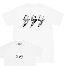 Cargar imagen en el visor de la galería, Camiseta Unisex Blanca TRUENOS Y CALAVERAS
