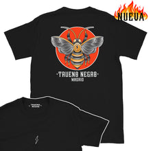 Cargar imagen en el visor de la galería, Camiseta Unisex Negra ABEJA