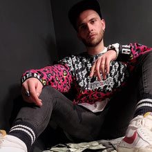 Cargar imagen en el visor de la galería, Sudadera unisex LEOPARDO ROSA