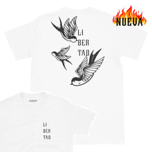 Cargar imagen en el visor de la galería, Camiseta Unisex Blanca LIBERTAD