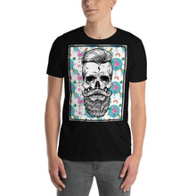 Cargar imagen en el visor de la galería, Camiseta Unisex Negra BARBUDO FLAMENCOS