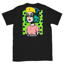 Cargar imagen en el visor de la galería, Camiseta Unisex Negra SÉ DIFERENTE