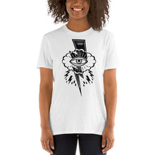 Cargar imagen en el visor de la galería, Camiseta Unisex Blanca TRUENO NEGRO