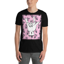 Cargar imagen en el visor de la galería, Camiseta Unisex Negra MANO CEBRAS