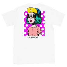Cargar imagen en el visor de la galería, Camiseta Unisex Blanca SÉ DIFERENTE