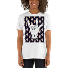 Cargar imagen en el visor de la galería, Camiseta Unisex Blanca MANOS CORNUDAS