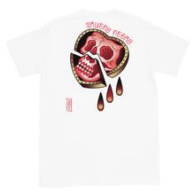 Cargar imagen en el visor de la galería, Camiseta de manga corta unisex Blanca CORAZÓN CALAVERA feat el Monki