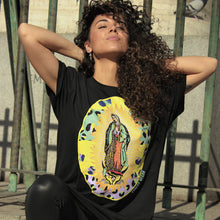 Cargar imagen en el visor de la galería, Camiseta de manga corta unisex negra VIRGEN ANIMAL