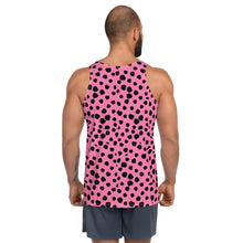 Cargar imagen en el visor de la galería, Camiseta de tirantes unisex Leopardo Fluor Rosa
