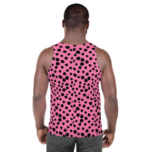 Cargar imagen en el visor de la galería, Camiseta de tirantes unisex Leopardo Fluor Rosa
