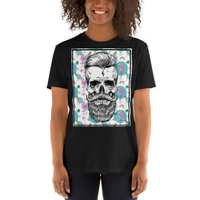 Cargar imagen en el visor de la galería, Camiseta Unisex Negra BARBUDO FLAMENCOS

